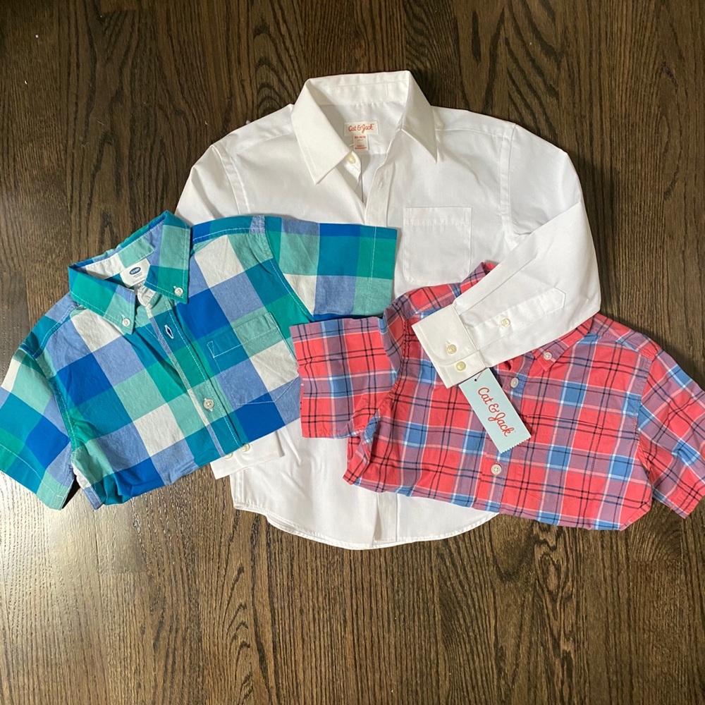 XS/5T Assorted Button-down Shirts